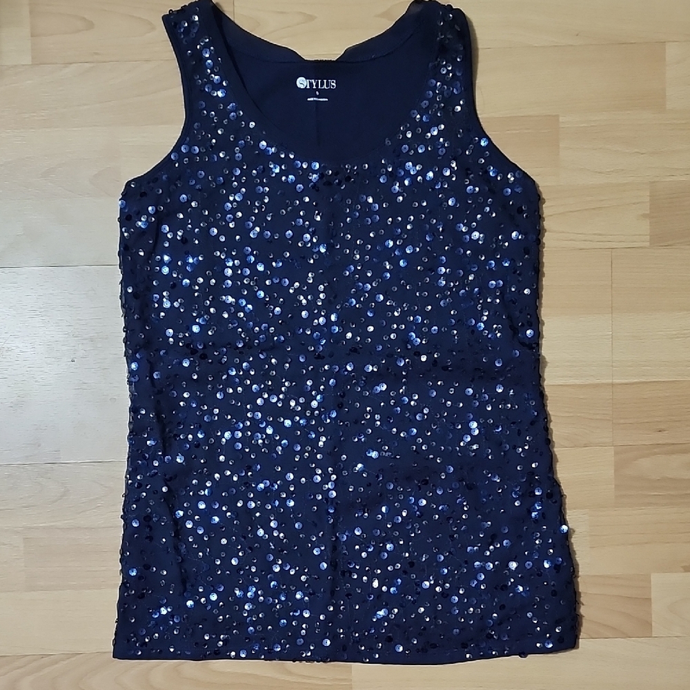 STYLUS Navy Blue Top